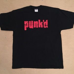 Vintage 2003 MTV Punkd Tv Show Shirt Black XL